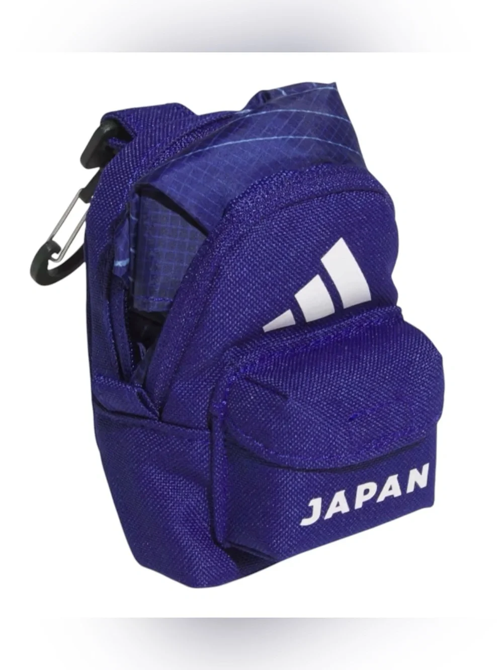 NWT Adidas Japan Team Blue Bag KC0757 Mini Backpack Keychain